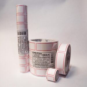 Etiqueta multiuso de uso manual nº14 25x50mm